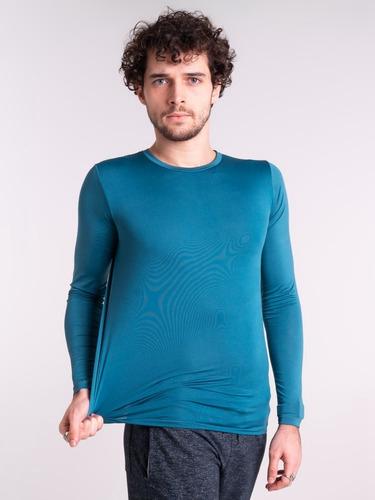 Térmica T-Shirt Compressão Segunda Pele UV Tecido Gelado 50 +/Cor Verde